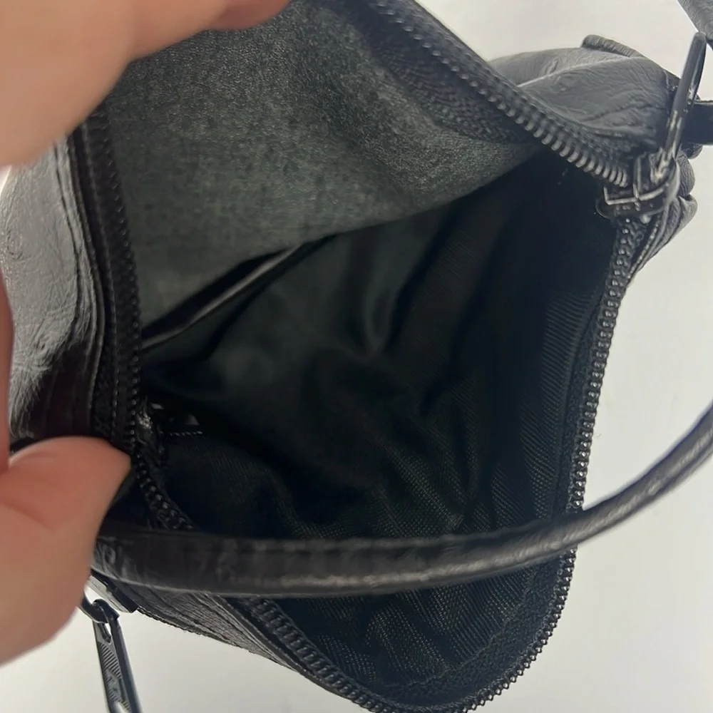 Vintage black crossbody small purse